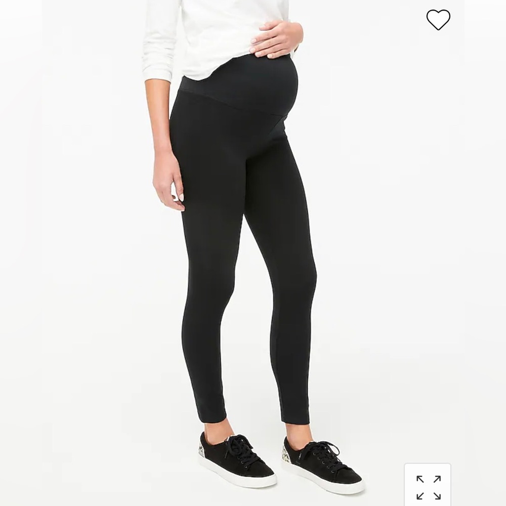 New J Crew Black Maternity Leggings